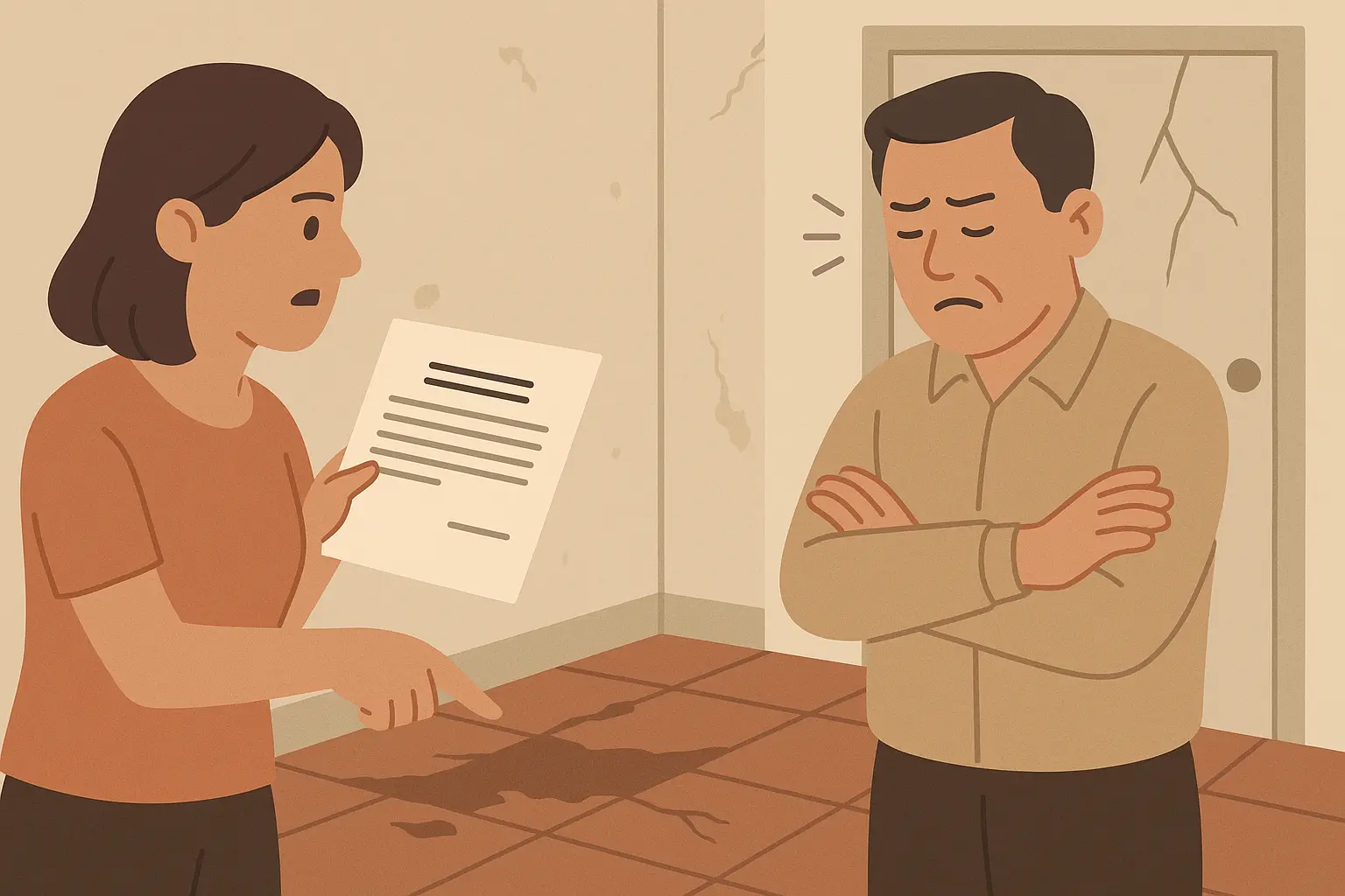 Chủ nhà không sửa chữa khi nhà hư hỏng nặng, người thuê có quyền chấm dứt hợp đồng?
