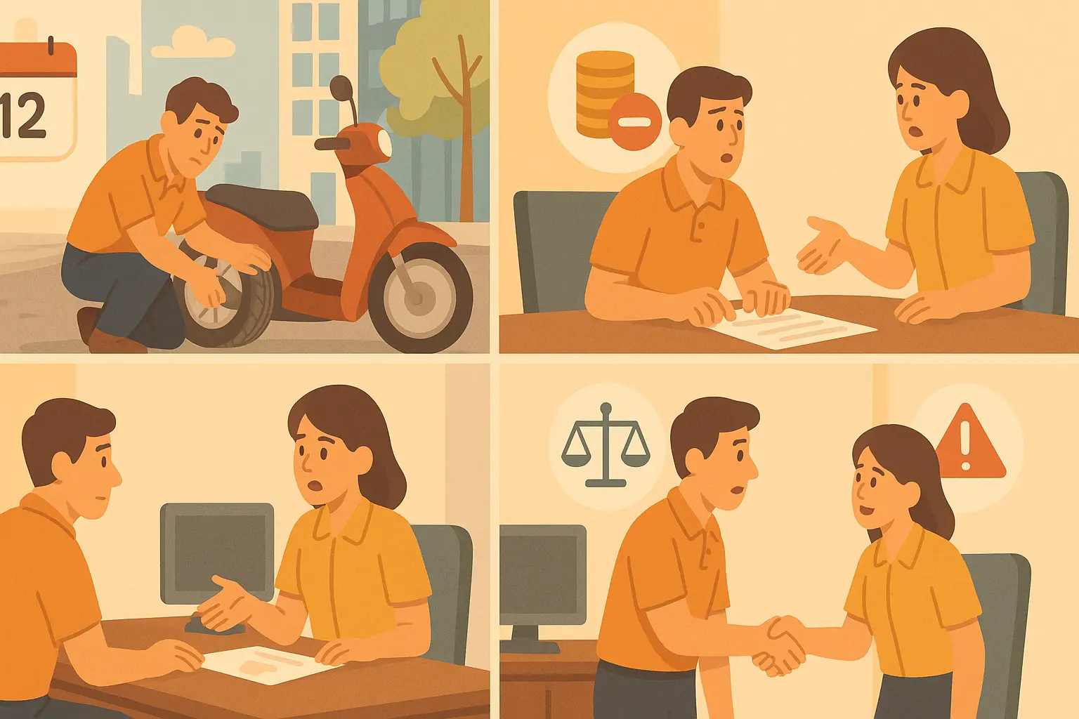 Xử phạt trừ lương khi người lao động đi làm muộn có đúng pháp luật1.webp