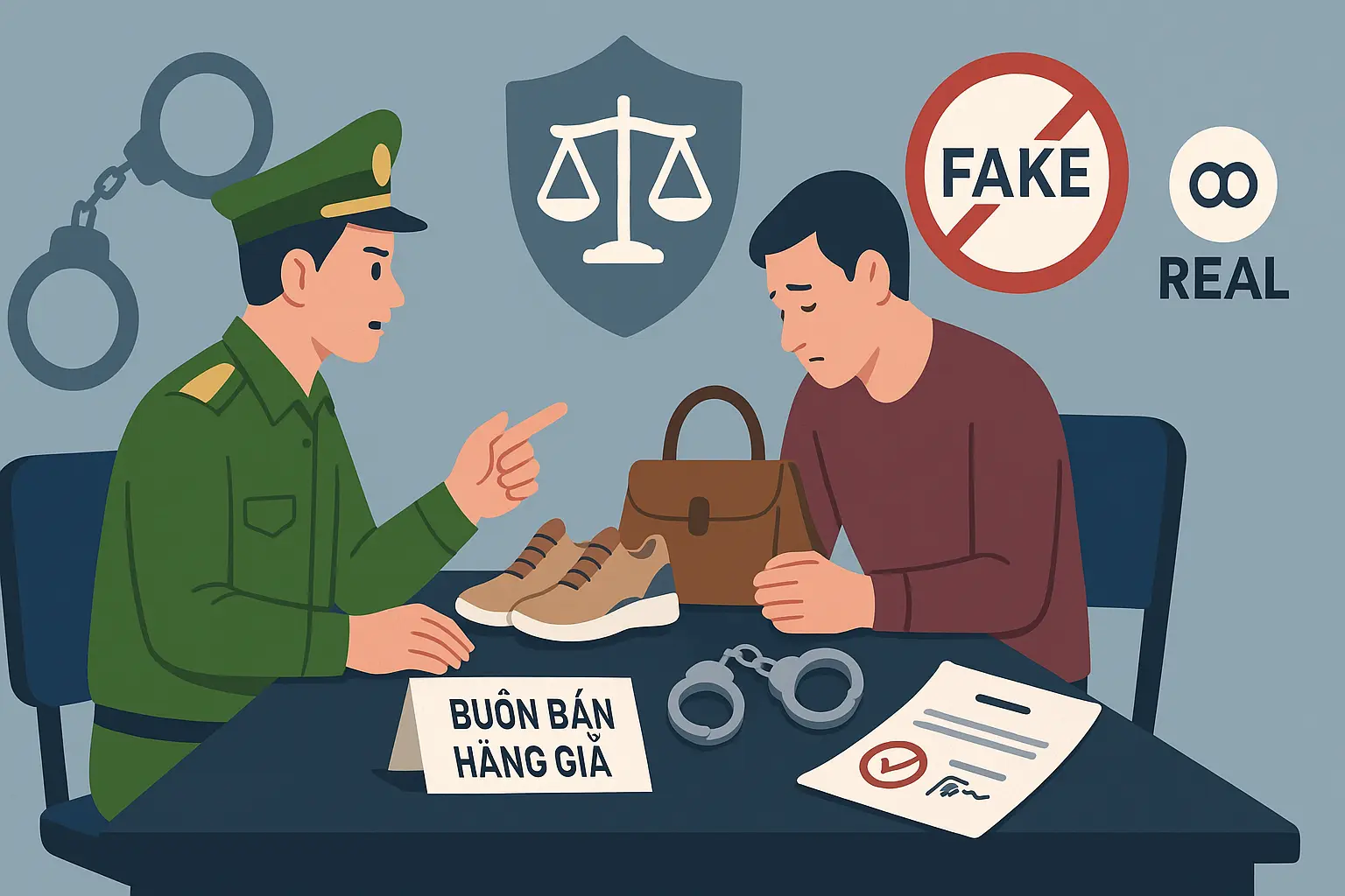 Bán hàng giả, hàng nhái có thể bị xử lý hình sự không.webp