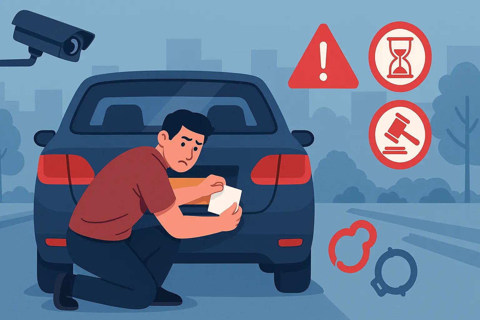 Che biển số xe để tránh phạt nguội bị phạt như thế nào?