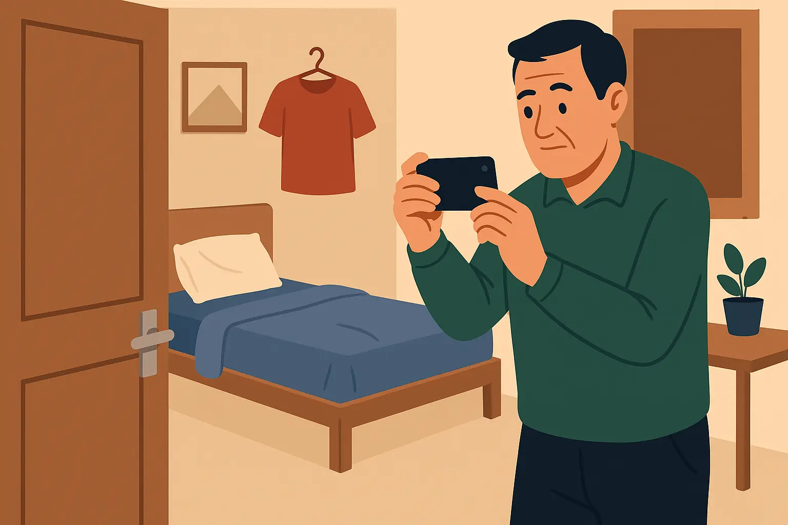 Chủ trọ tự ý vào phòng thuê có vi phạm pháp luật không.webp