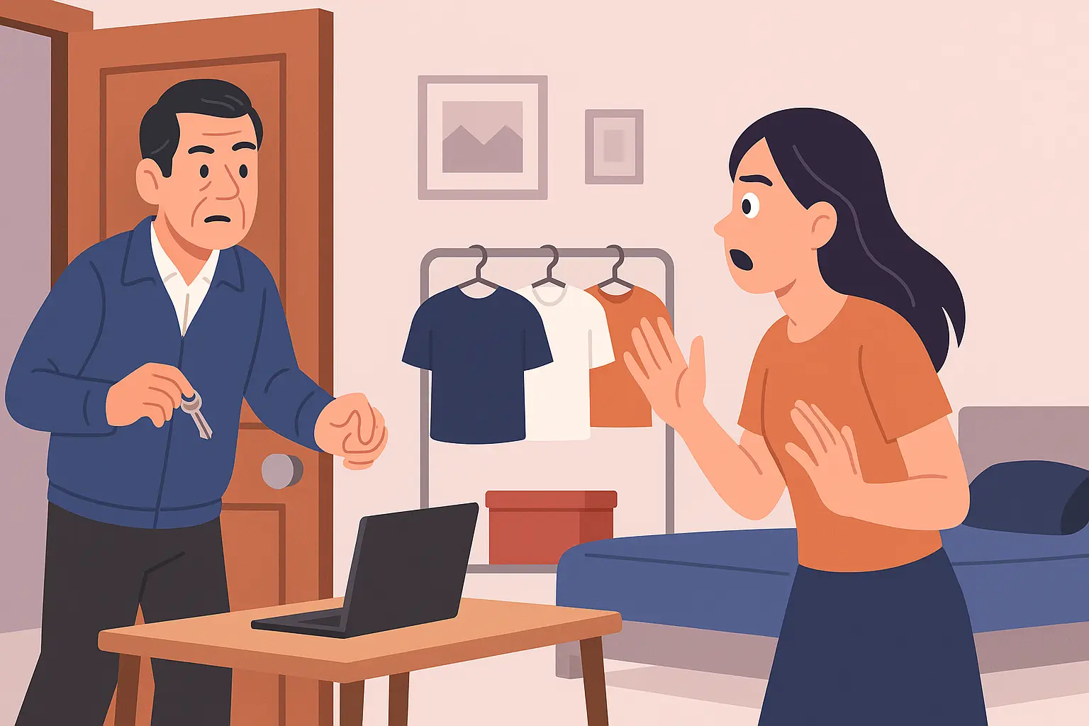 Chủ trọ tự ý vào phòng khi không ký hợp đồng thuê, người thuê có được bồi thường không.webp