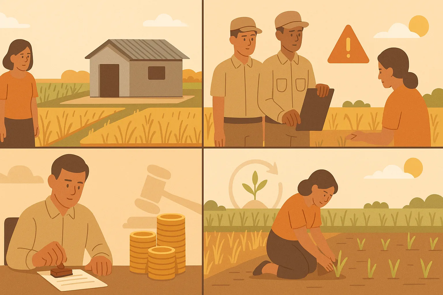 chuyển đất trồng lúa trái phép.webp