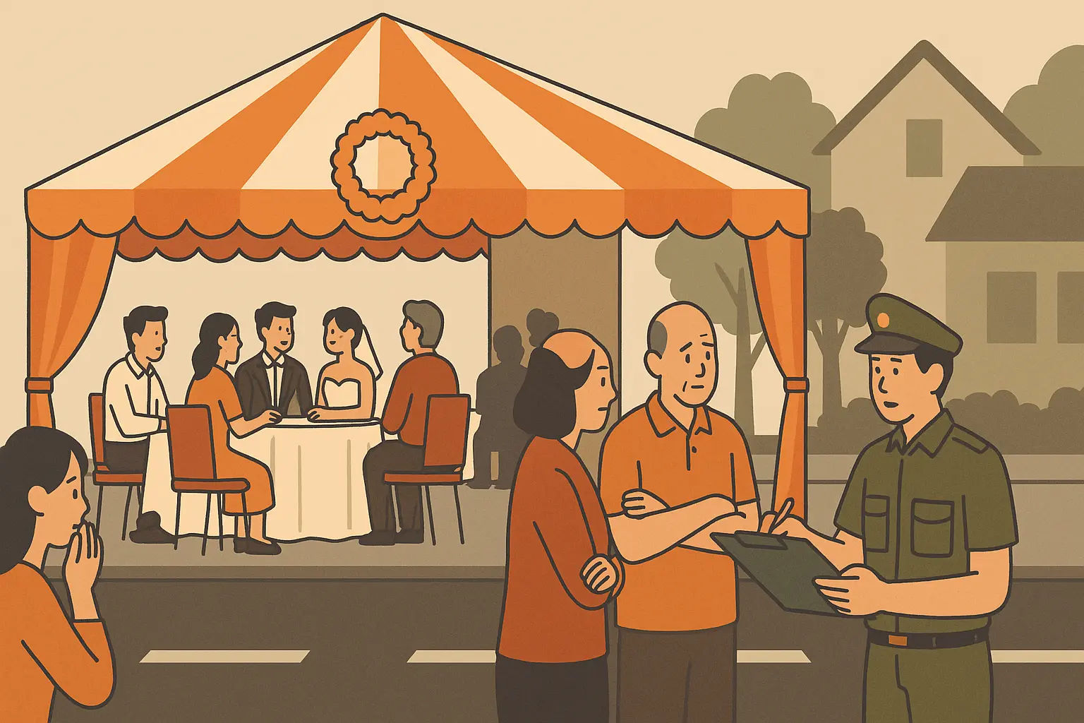 Có được dựng rạp cưới trên vỉa hè không.webp