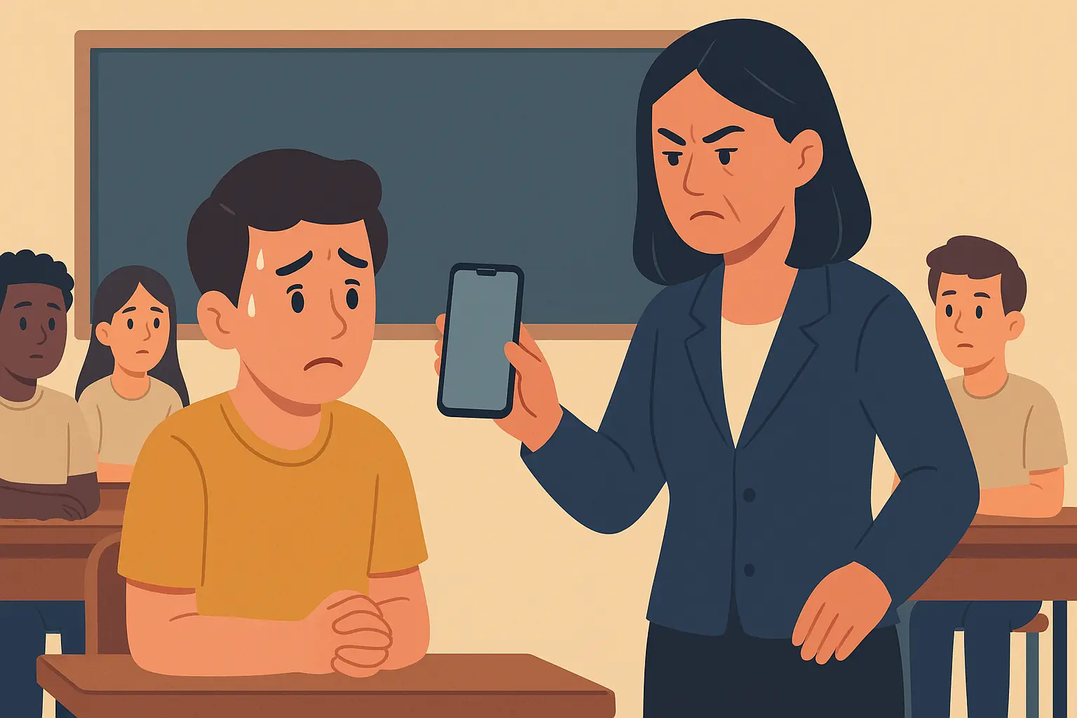 Giáo viên có quyền thu điện thoại của học sinh không?