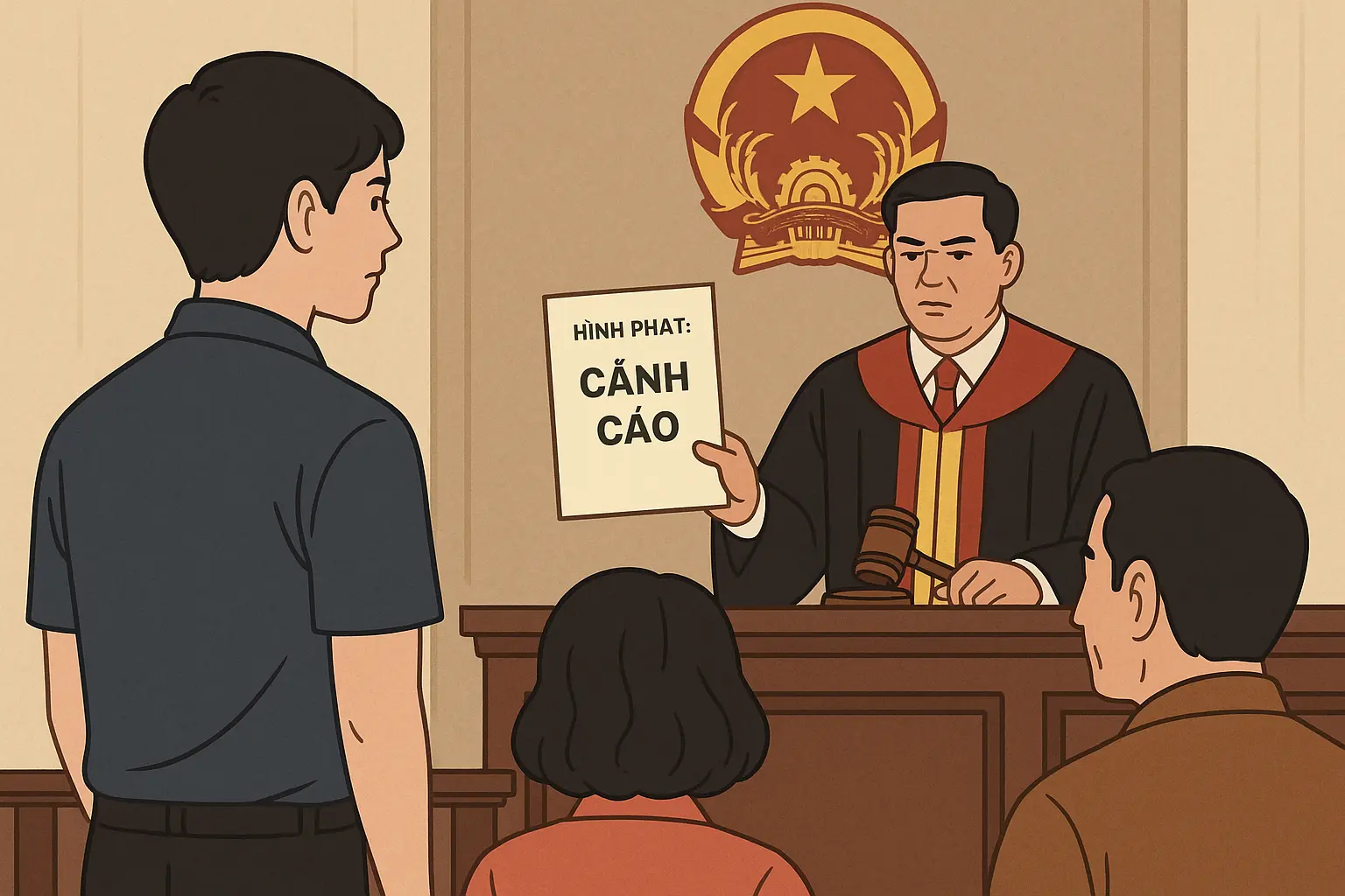 Hình phạt cảnh cáo được quy định trong pháp luật hình sự thế nào?