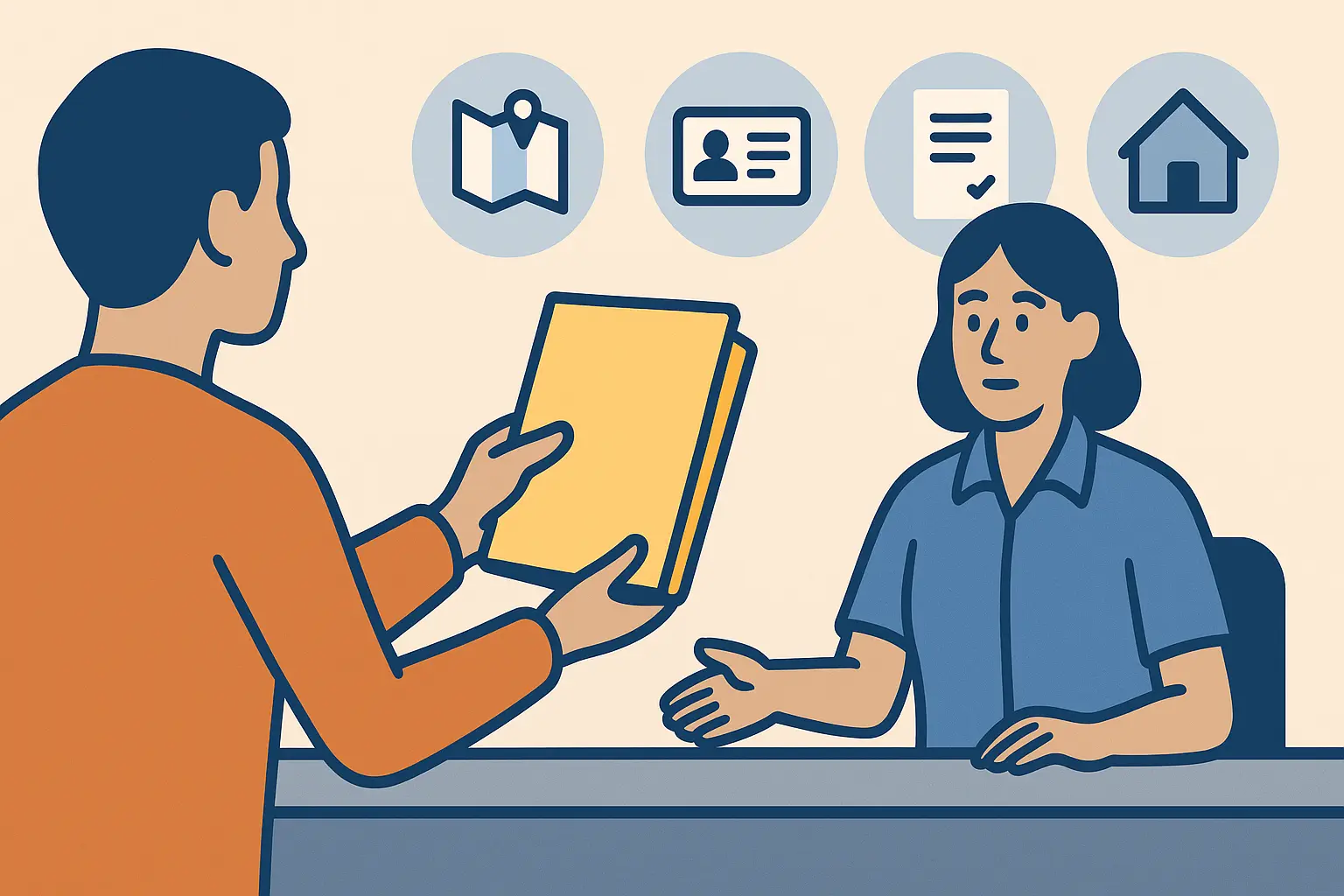 Hồ sơ xin cấp giấy chứng nhận khi mua nhà đất bằng giấy viết tay.webp