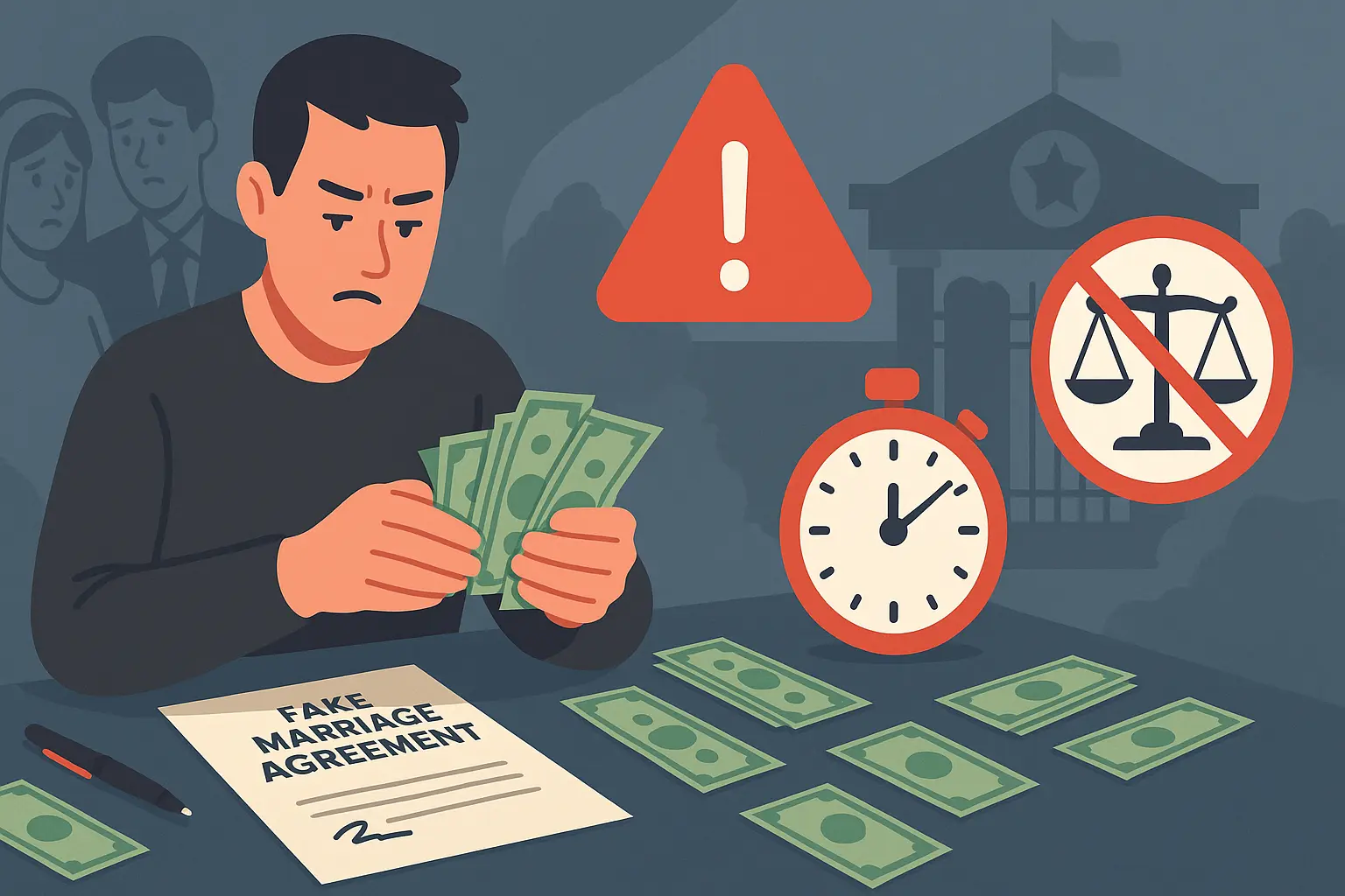 Kết hôn giả để nhập quốc tịch nước ngoài có vi phạm pháp luật không.webp