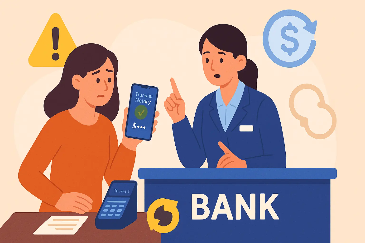 Trách nhiệm trả lại tiền do người khác chuyển khoản nhầm.webp