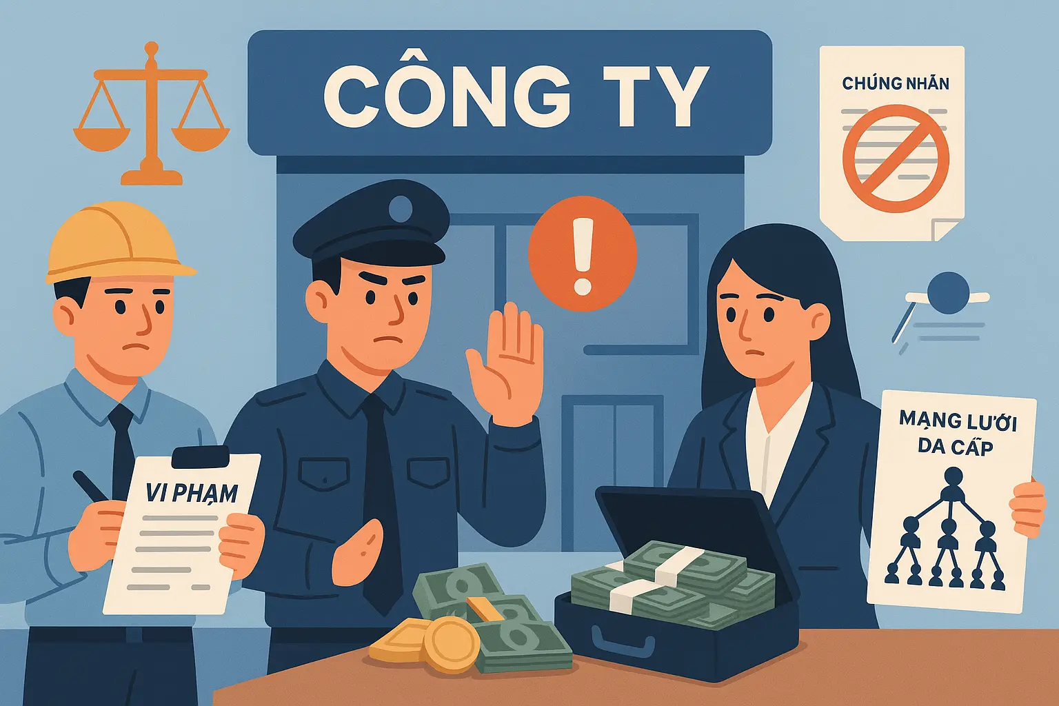 Khi nào doanh nghiệp bị coi là kinh doanh đa cấp bất chính.webp