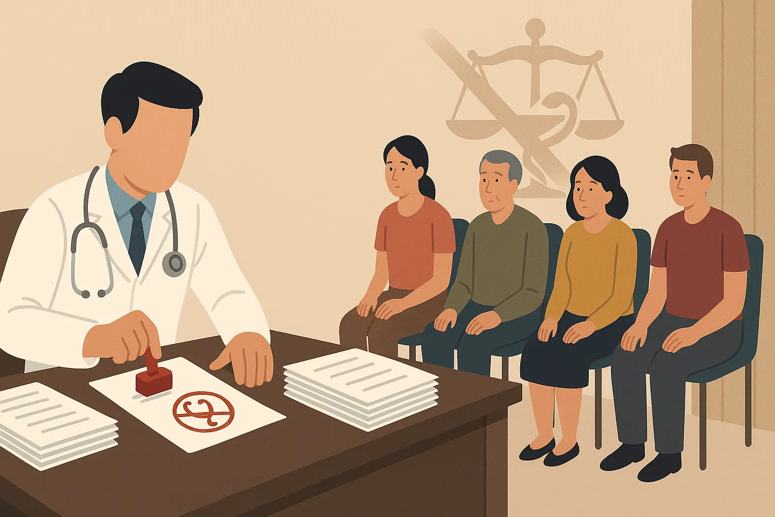 Cấp giấy khám sức khỏe khi không thực hiện việc khám có bị xử lý không.webp