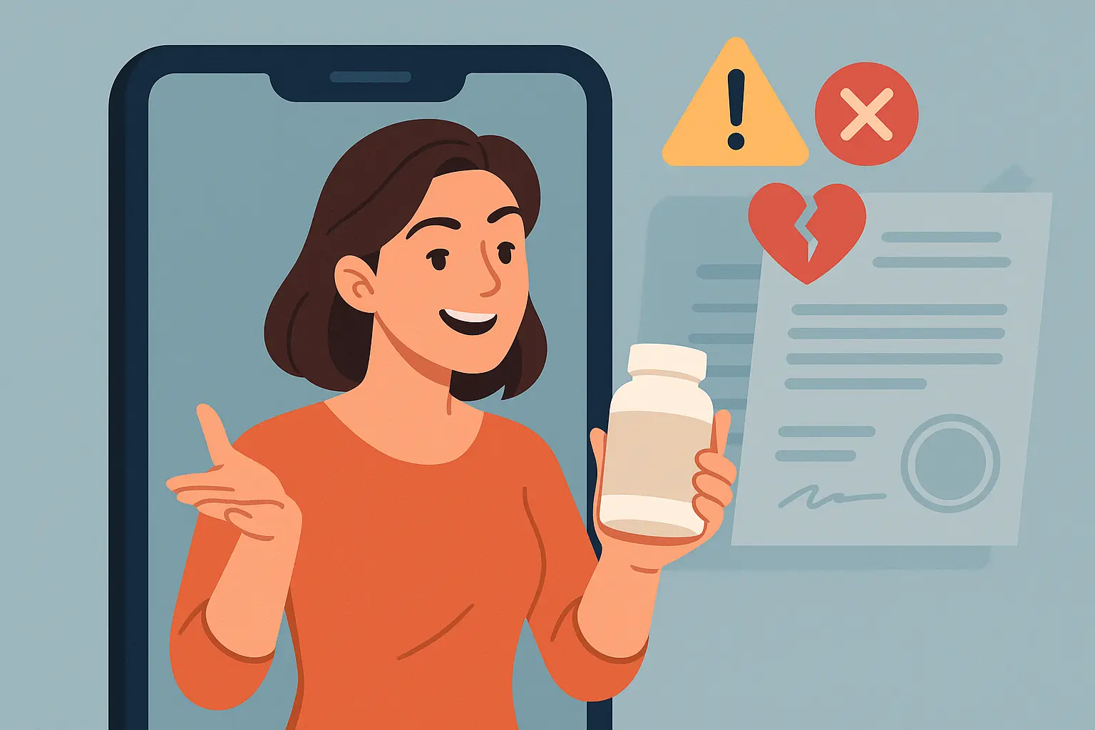 Nghệ sĩ quảng cáo sai sự thật về sản phẩm giảm cân bị phạt như thế nào.webp