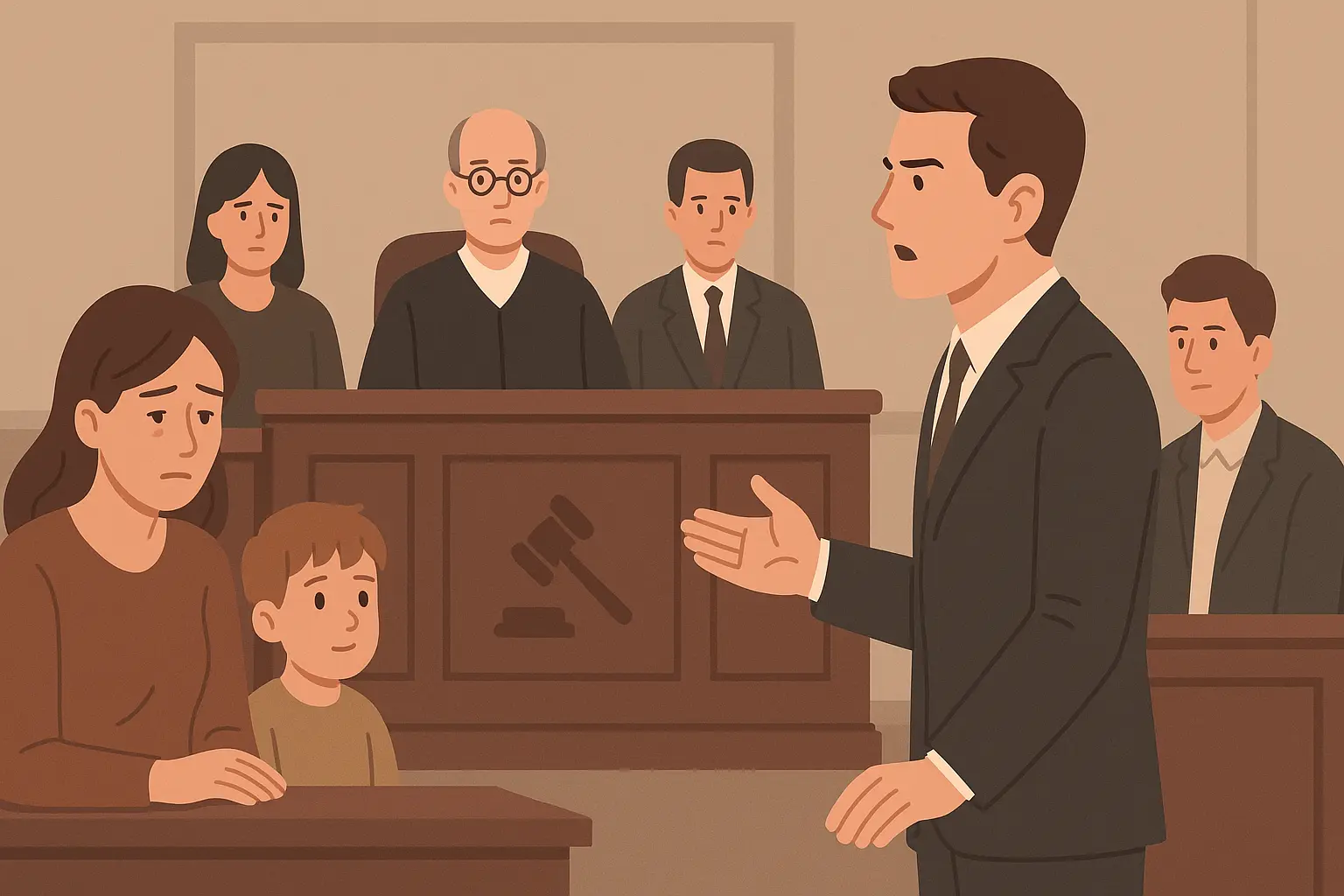 Trường hợp người bố được quyền nuôi con sau ly hôn.webp