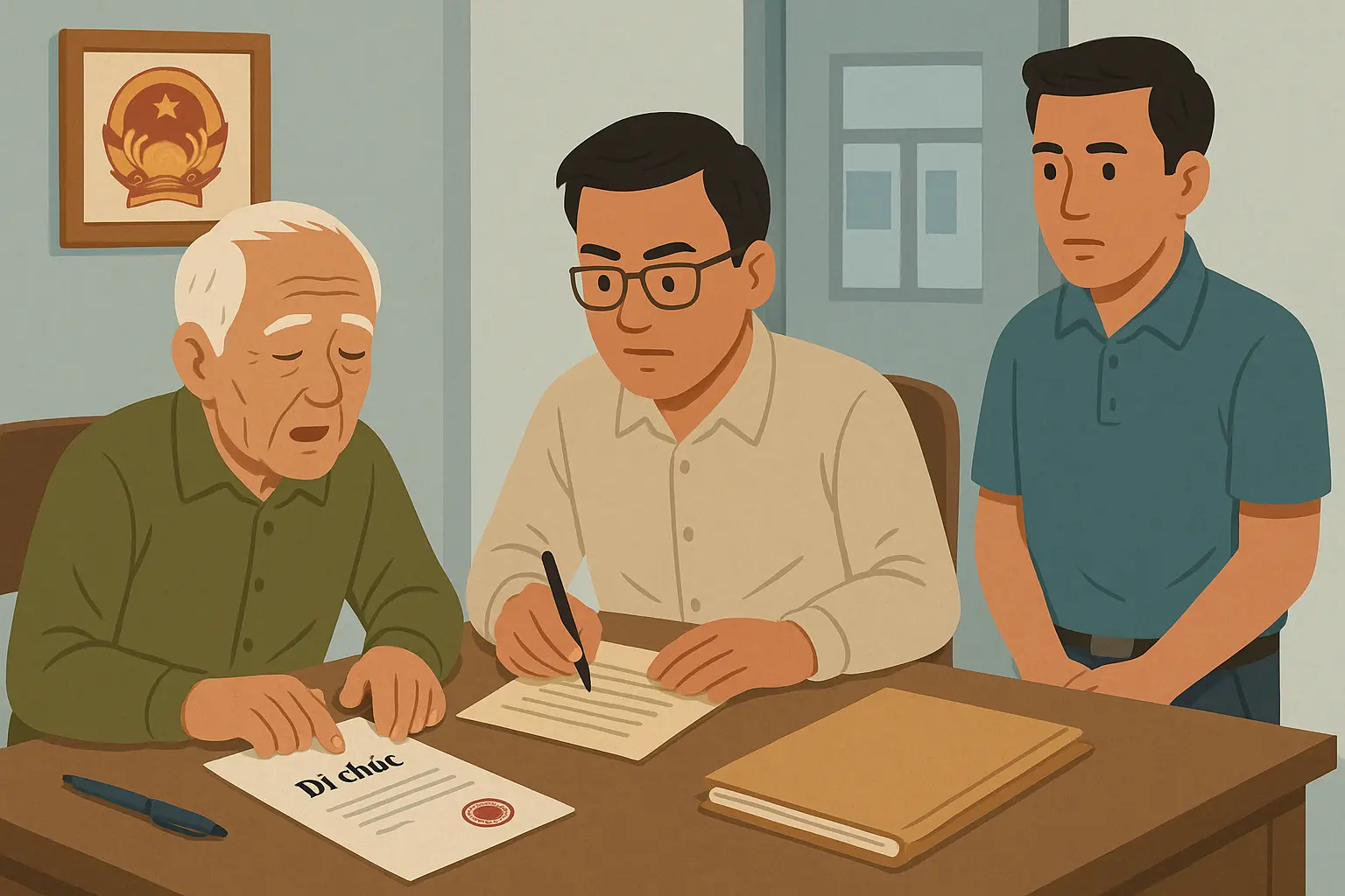 Di chúc của người không biết chữ có hợp pháp không.webp