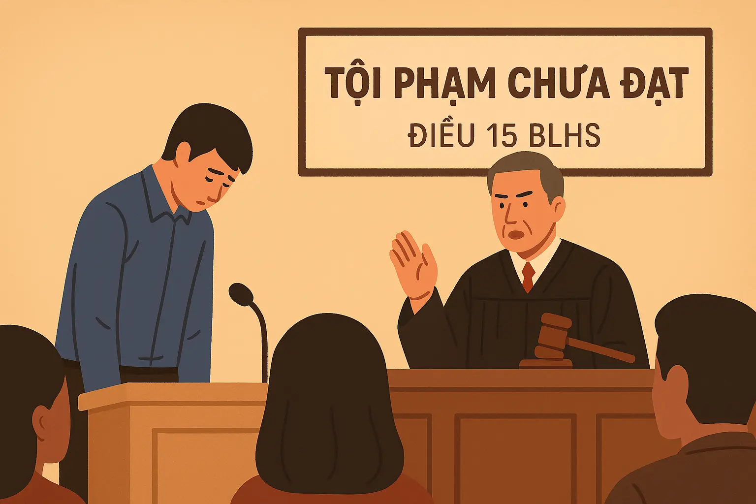 Phạm tội chưa đạt được quy định thế nào?