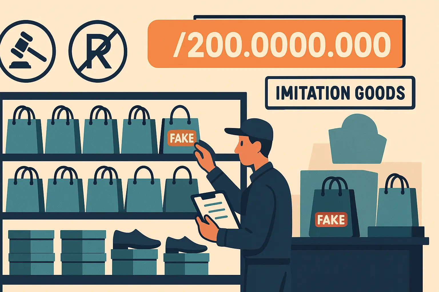 Sử dụng trái phép logo, nhãn hiệu của người khác có vi phạm pháp luật.webp