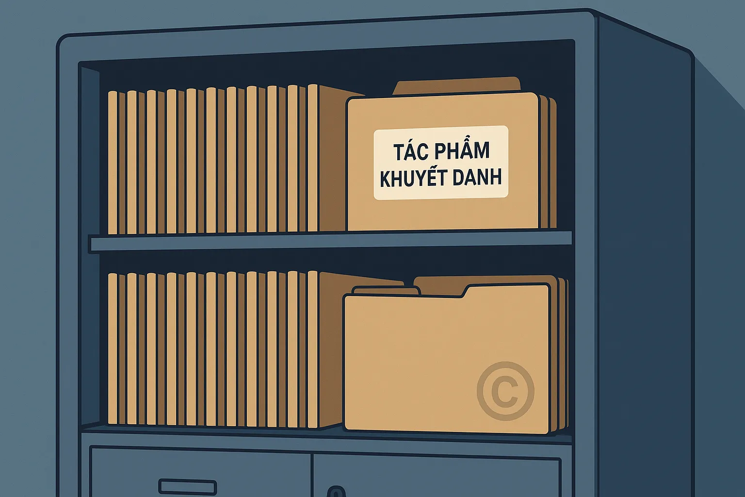 Chủ sở hữu quyền tác giả của tác phẩm khuyết danh là ai?