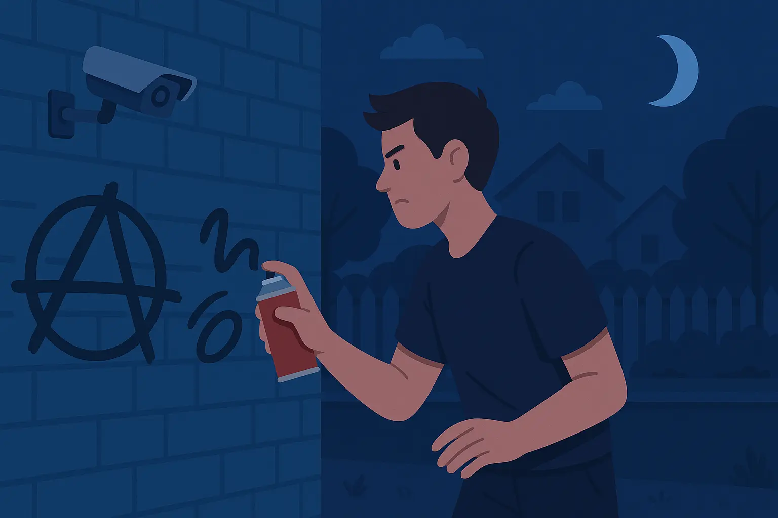 Vẽ bậy lên tường nhà người khác bị xử phạt thế nào?