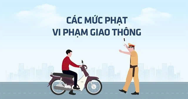 Các mức phạt vi phạm giao thông dành cho xe máy