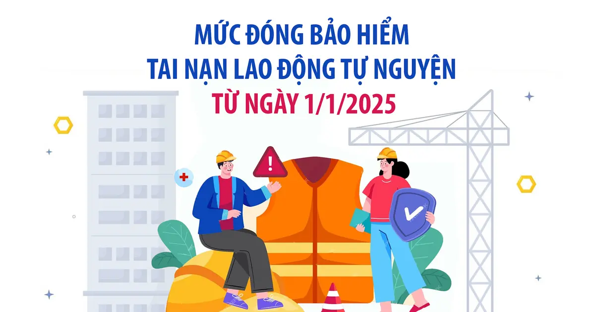 Mức đóng BHTNLĐTN năm 2025