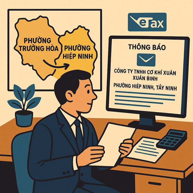 Tình huống giả định - Doanh nghiệp có bắt buộc cập nhật địa chỉ mới trên giấy đăng ký kinh doanh sau khi sáp nhập tỉnh thành không?