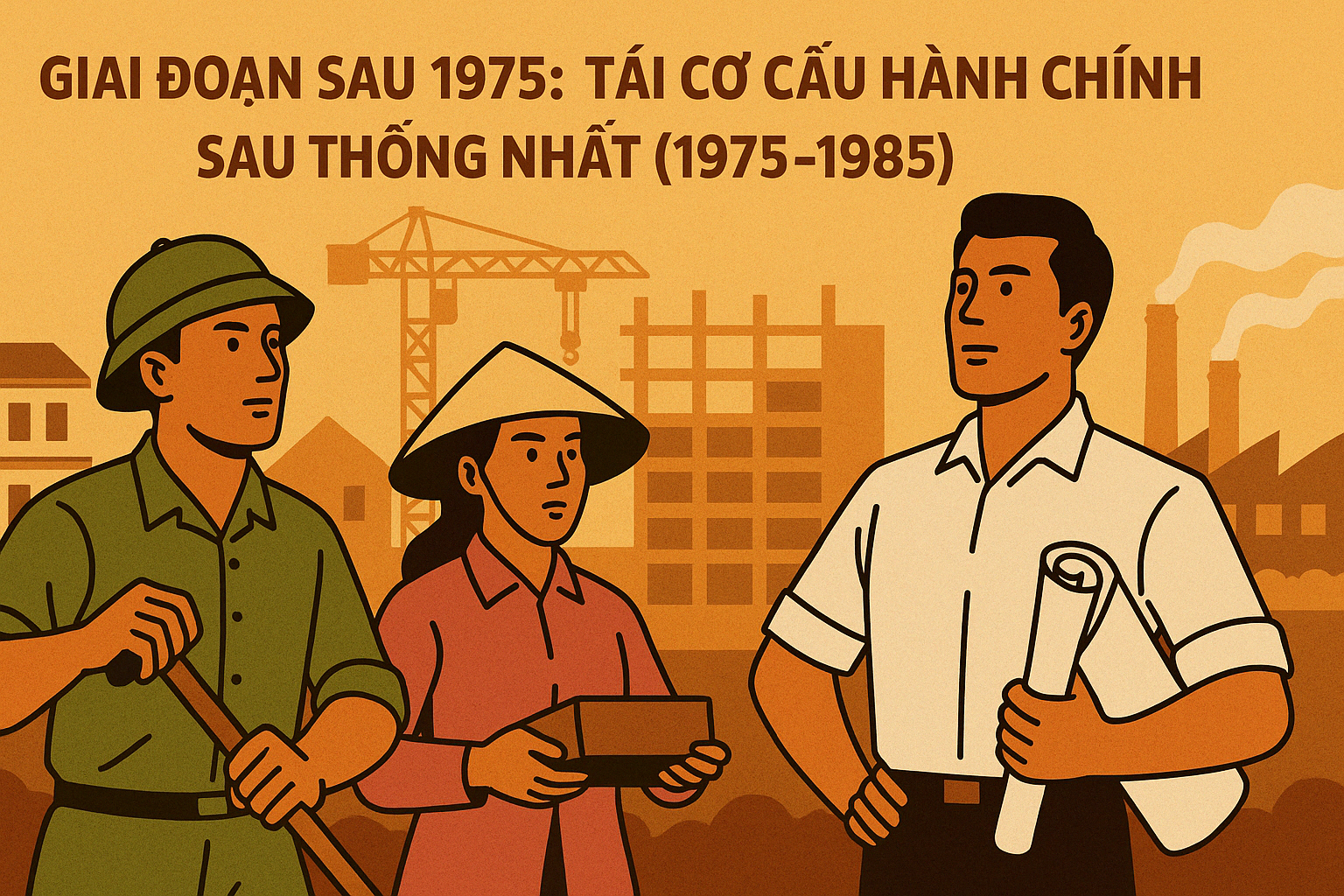 Giai đoạn sau 1975: Tái cơ cấu hành chính sau thống nhất (1975–1985)
