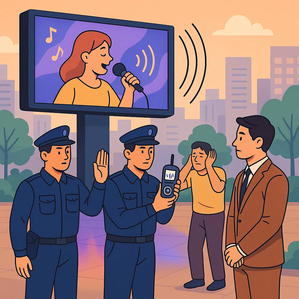 Dùng âm thanh khi quảng cáo trên màn hình chuyên quảng cáo đặt ngoài trời bị xử phạt bao nhiêu?