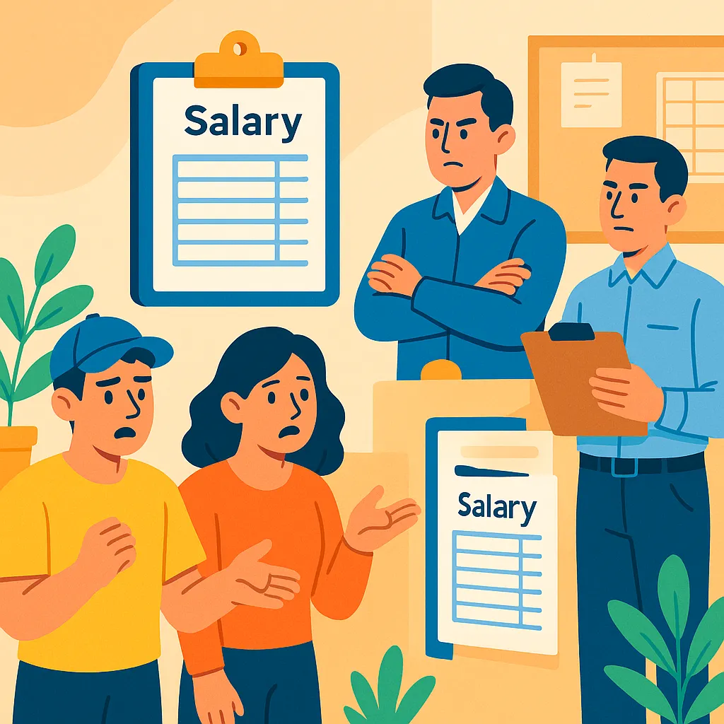 Người sử dụng lao động có phải công bố công khai thang lương, bảng lương không?