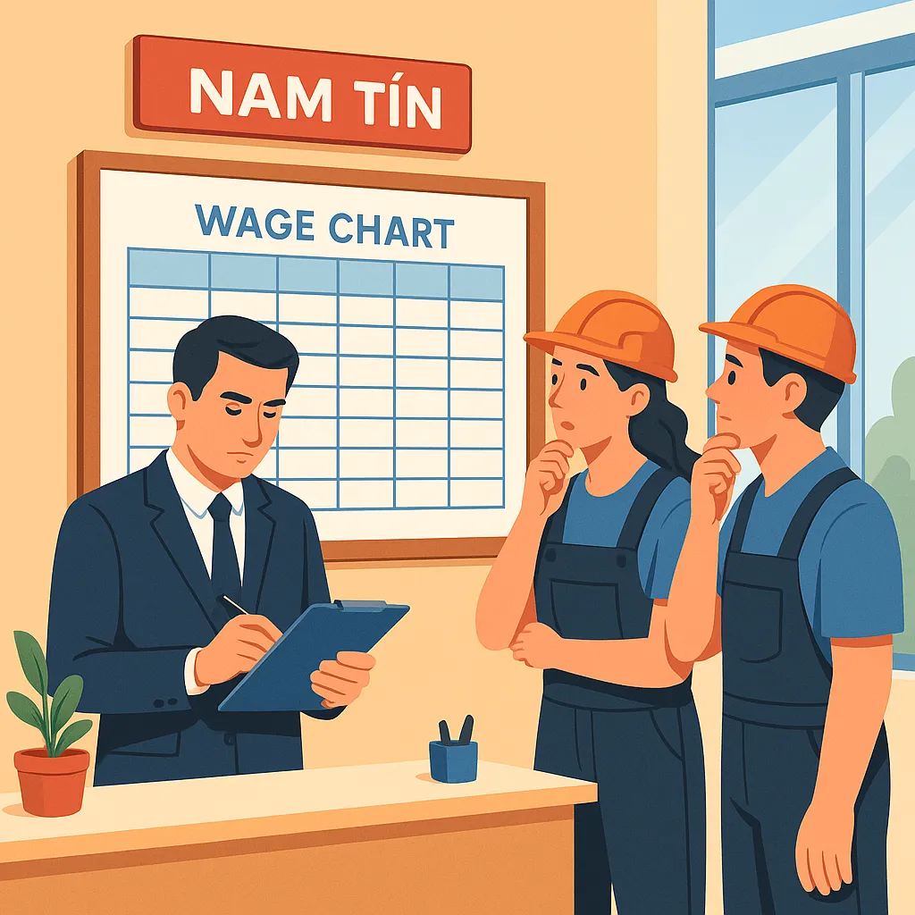 Người sử dụng lao động không công bố công khai thang lương, bảng lương bị xử phạt bao nhiêu?