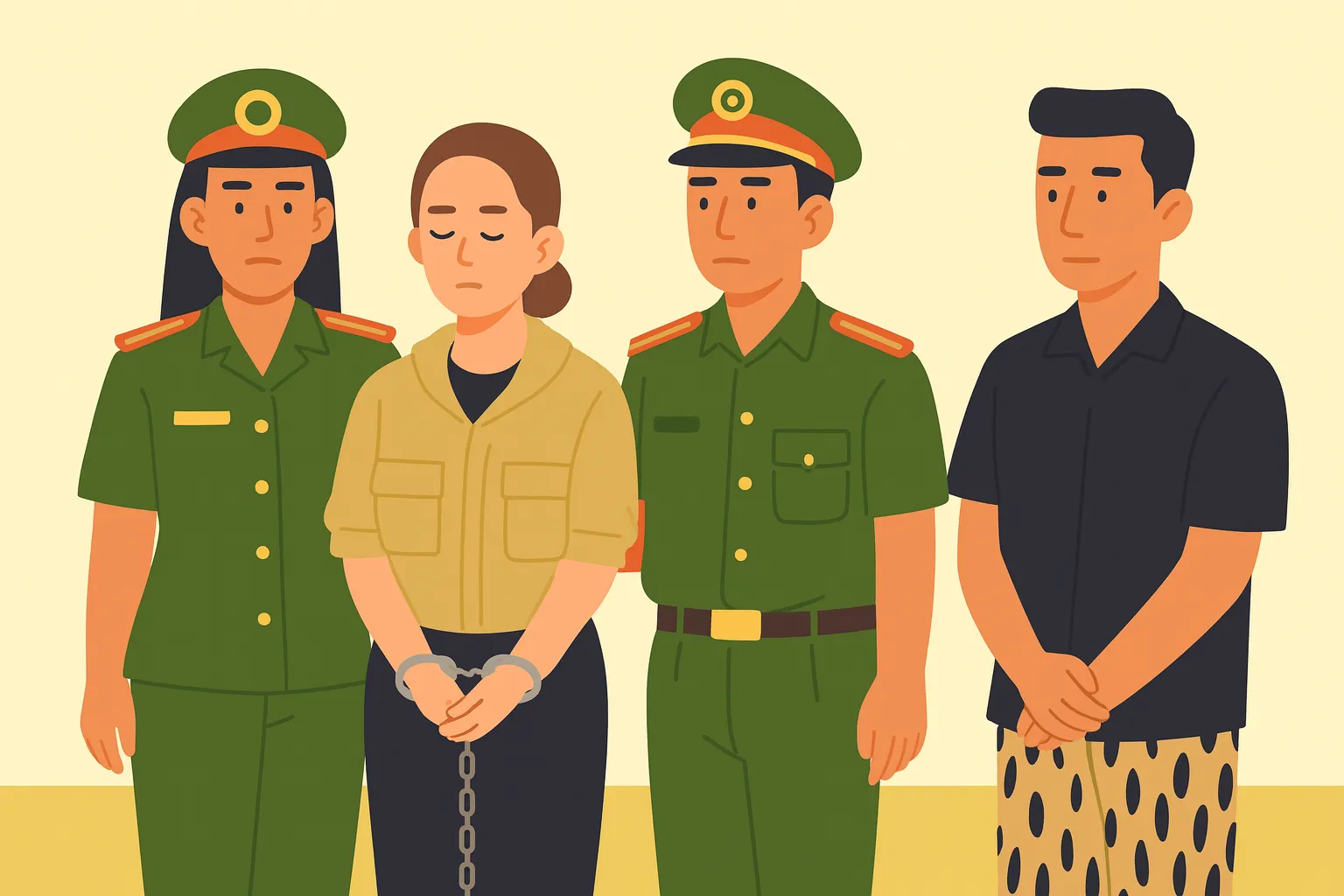 Diễn biến làm việc với cơ quan điều tra