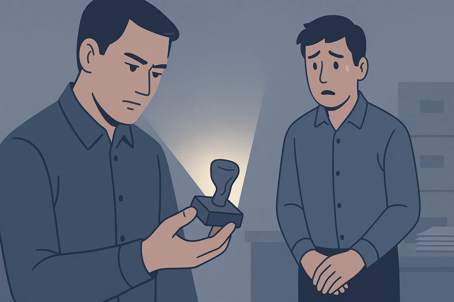 Phạt vì làm biến dạng con dấu