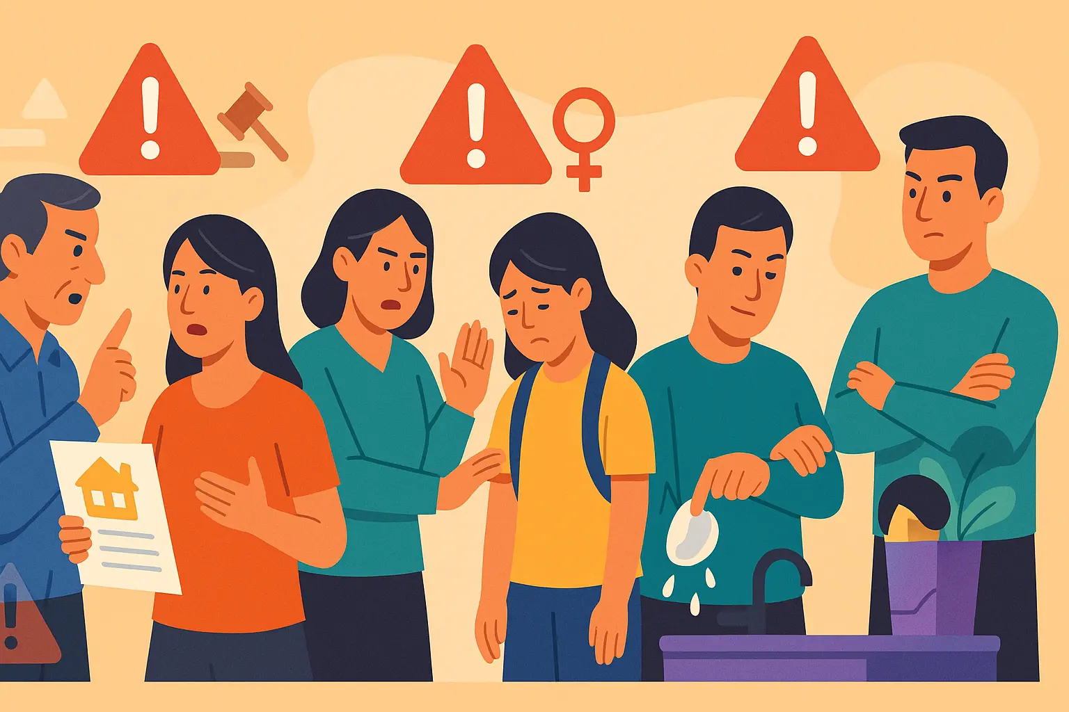 Những hành vi nào vi phạm bình đẳng giới trong gia đình?