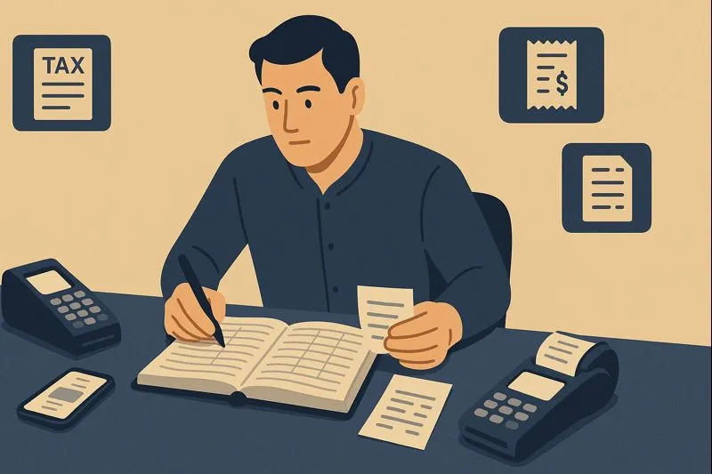 Hộ kinh doanh nộp thuế theo phương pháp kê khai có phải thực hiện chế độ kế toán, hóa đơn, chứng từ không?