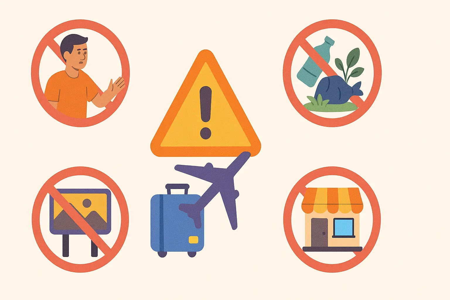 Hành vi nào bị nghiêm cấm trong hoạt động du lịch?