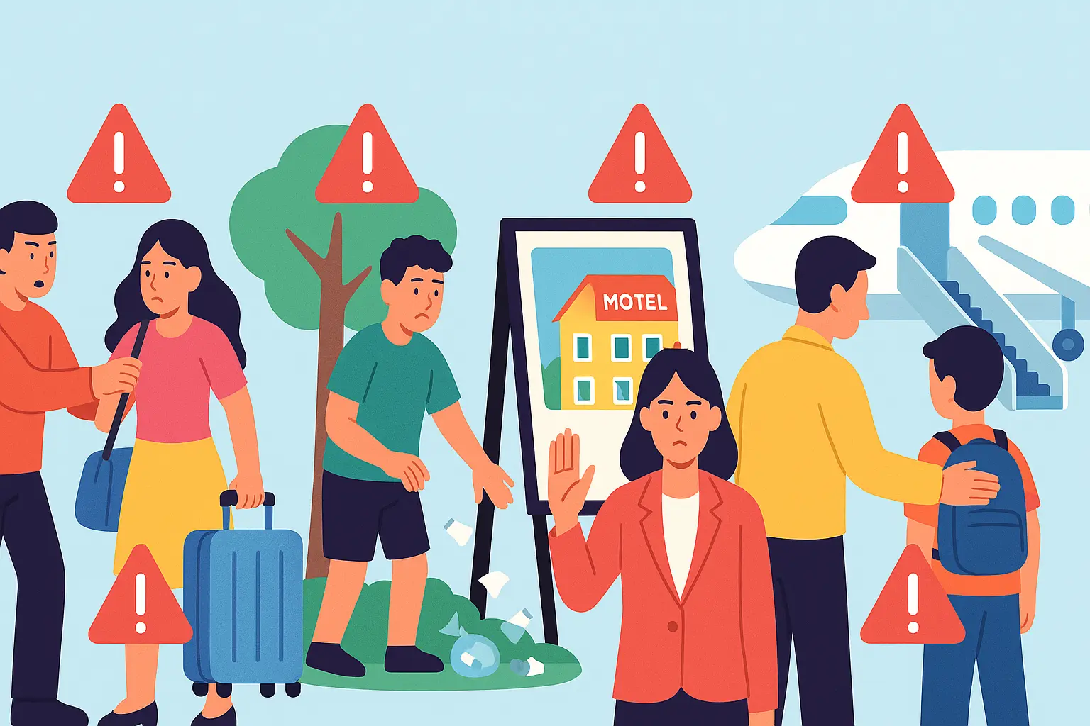 Hành vi nào bị nghiêm cấm trong hoạt động du lịch?