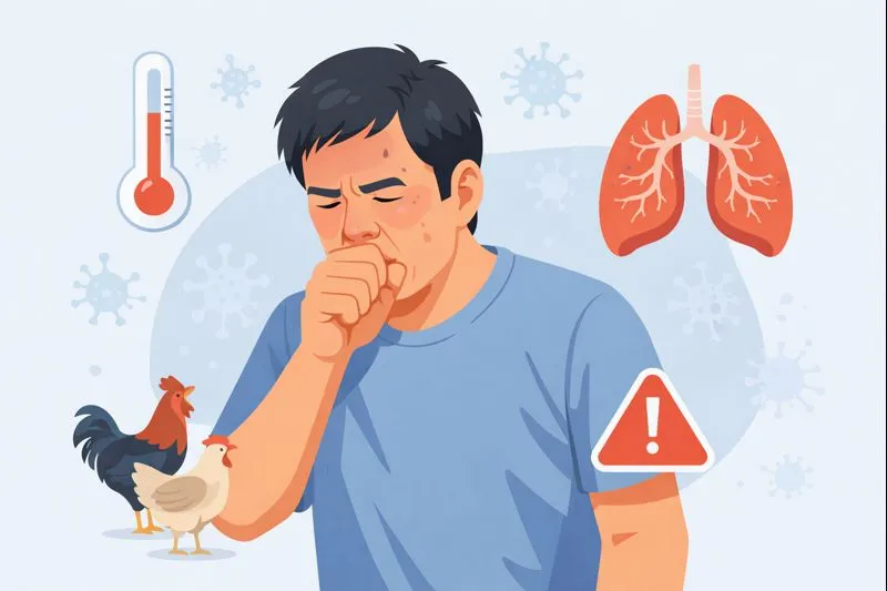 Trường hợp nào được xác định là nghi ngờ mắc bệnh sốt cúm A H7N9?