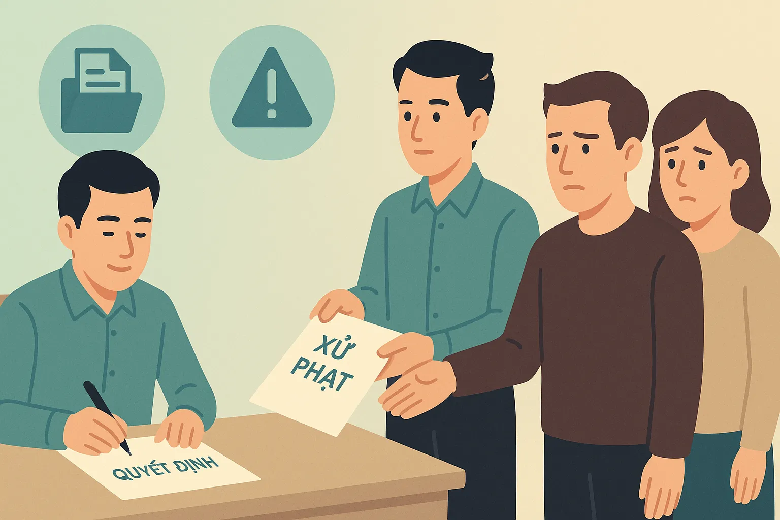 Phạt hành chính cưỡng ép khiêu dâm