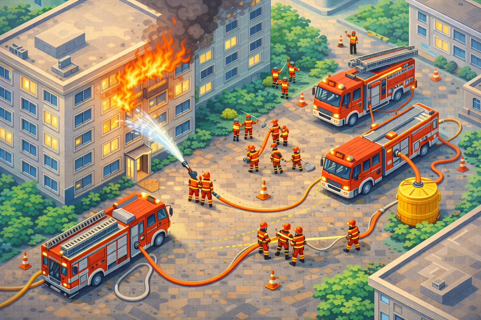 Nguồn nước chữa cháy được lấy từ đâu?