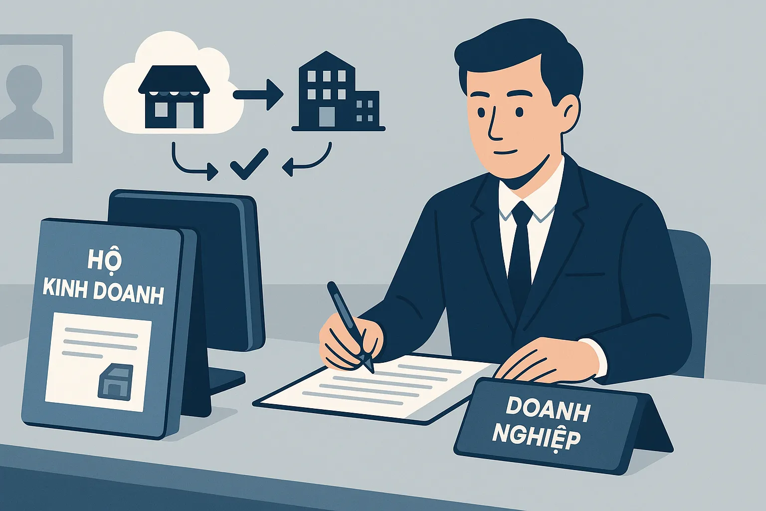 Hộ kinh doanh doanh thu lớn từ năm 2026 có bắt buộc chuyển sang doanh nghiệp không?