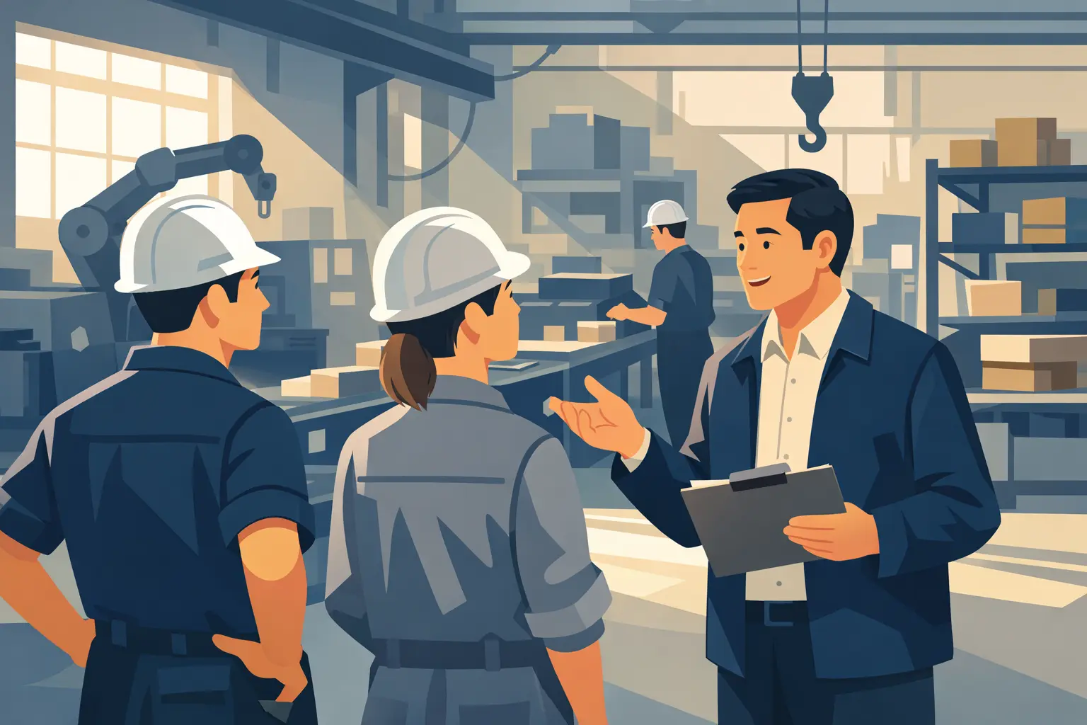 Công khai tình hình sản xuất cho người lao động