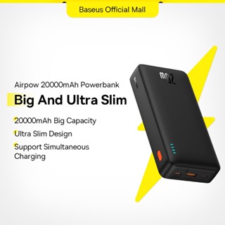 Sạc dự phòng Airpow BASEUS có sạc nhanh 20W 20000mah thích hợp cho phone 15 / 14 / 13 / 12 xiaomi