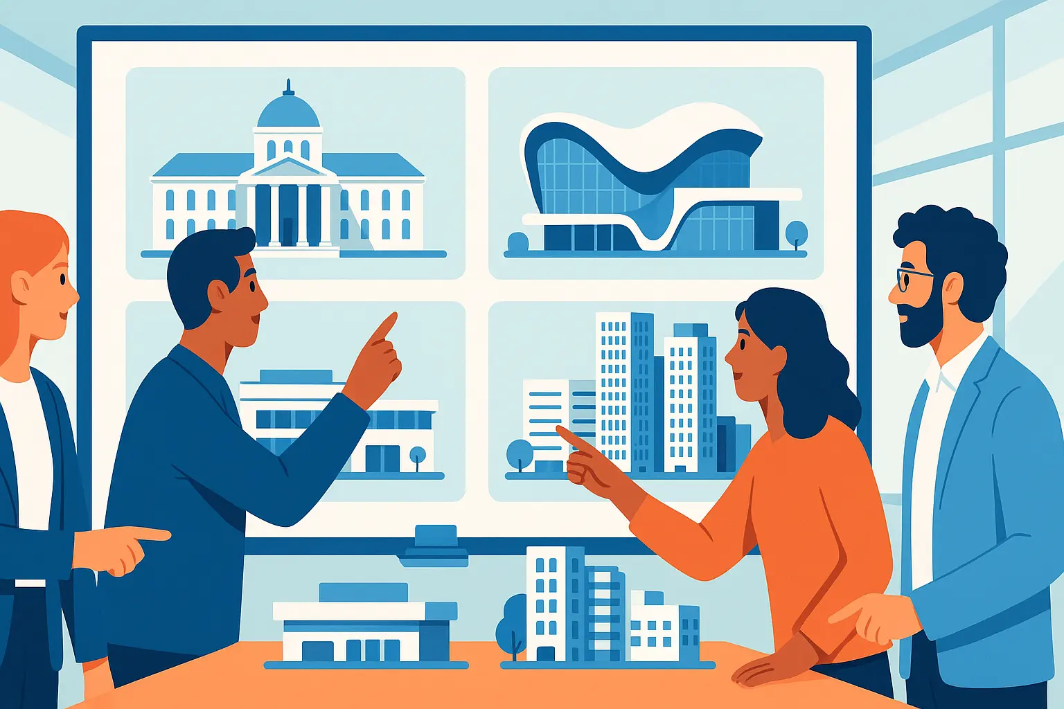 Công trình thi tuyển phương án kiến trúc bao gồm những loại công trình nào?