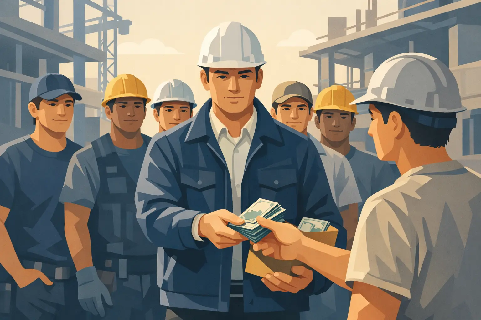 Cai thầu trả lương cho người lao động như thế nào theo quy định pháp luật?