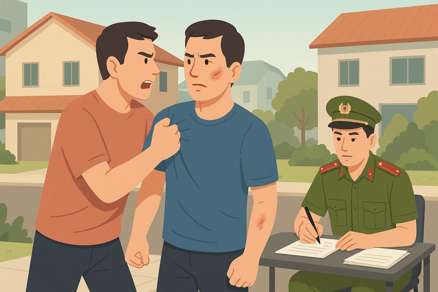 Đánh người bị xử phạt bao nhiêu?