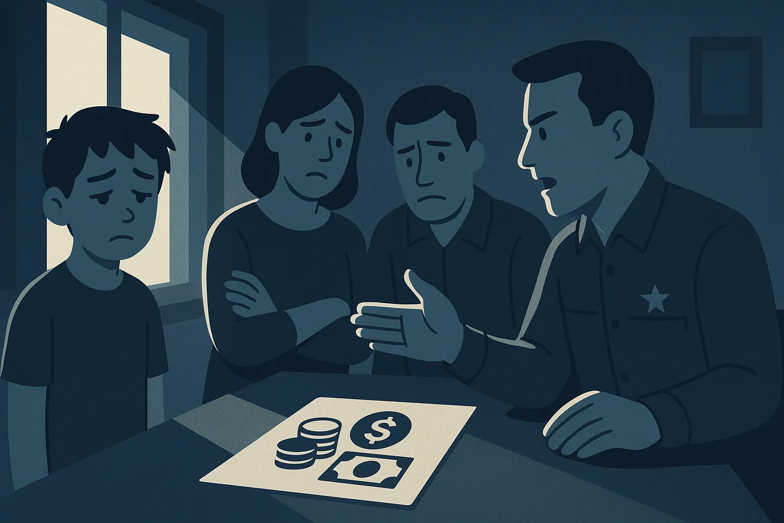 Ép buộc con đóng góp