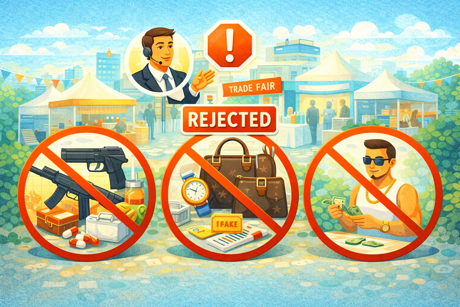 Hàng hóa, dịch vụ nào cấm được trưng bày, giới thiệu?