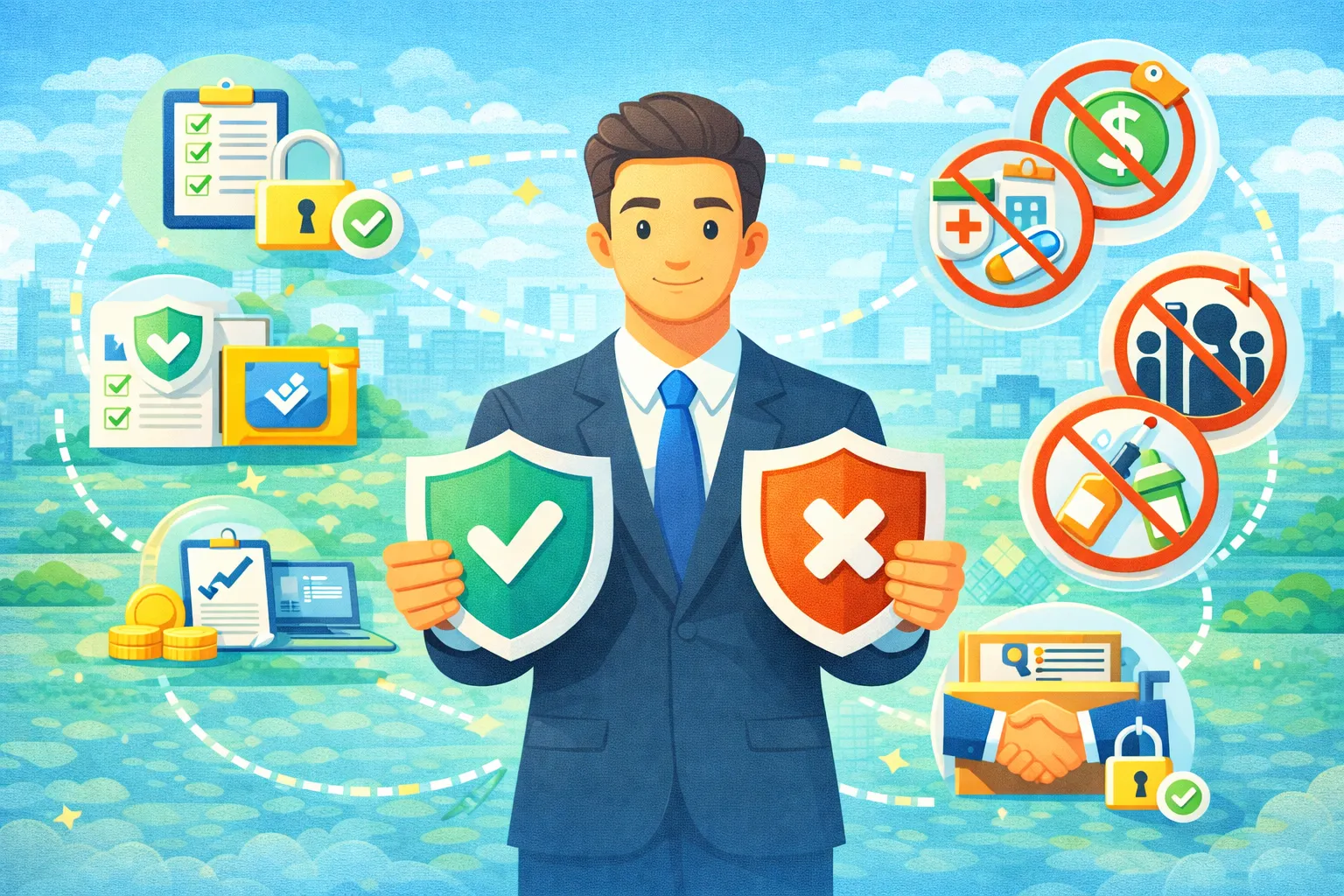 Trưng bày, giới thiệu hàng hóa, dịch vụ cần đáp ứng những điều kiện gì?  Trả lời vắn tắt: Phải là hàng hóa, dịch vụ được kinh doanh hợp pháp và tuân thủ yêu cầu về chất lượng, ghi nhãn theo