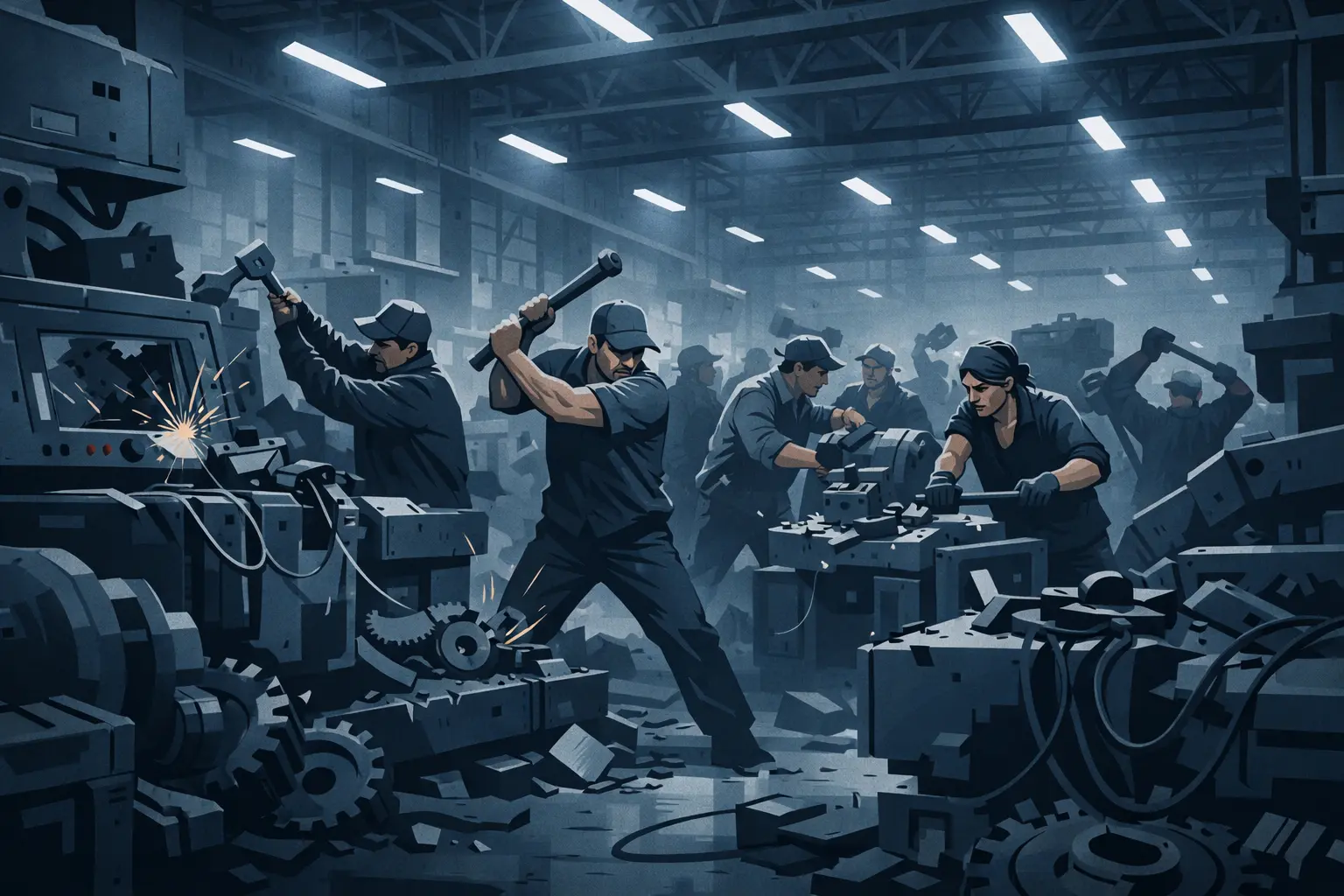 Người lao động đập phá máy móc khi đình công có thể bị truy cứu trách nhiệm hình sự không?