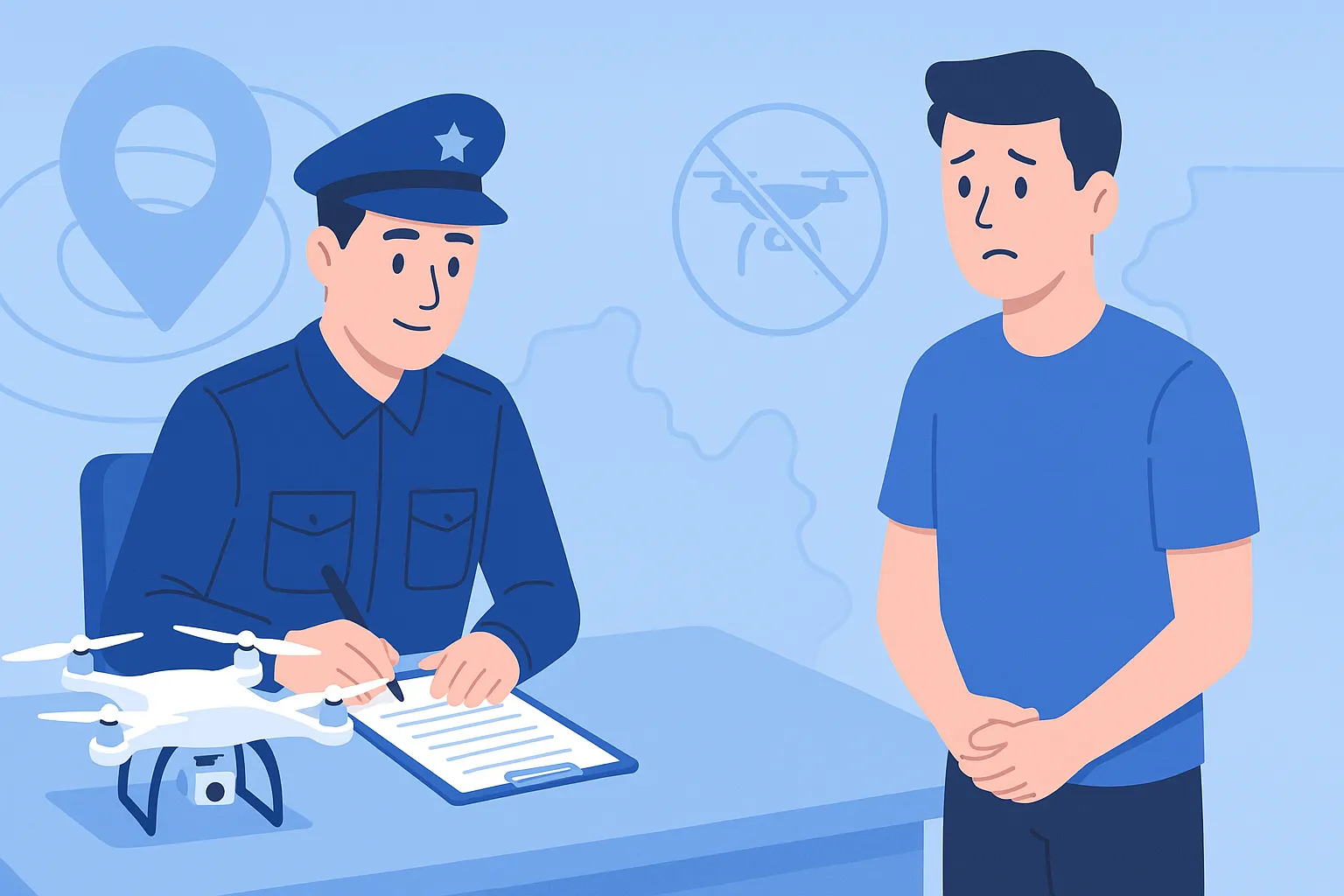 Bay drone khu vực cấm