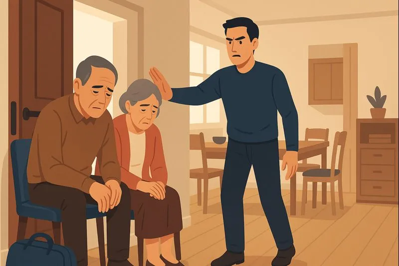 Đuổi cha mẹ khỏi nhà ở hợp pháp bị xử phạt bao nhiêu?